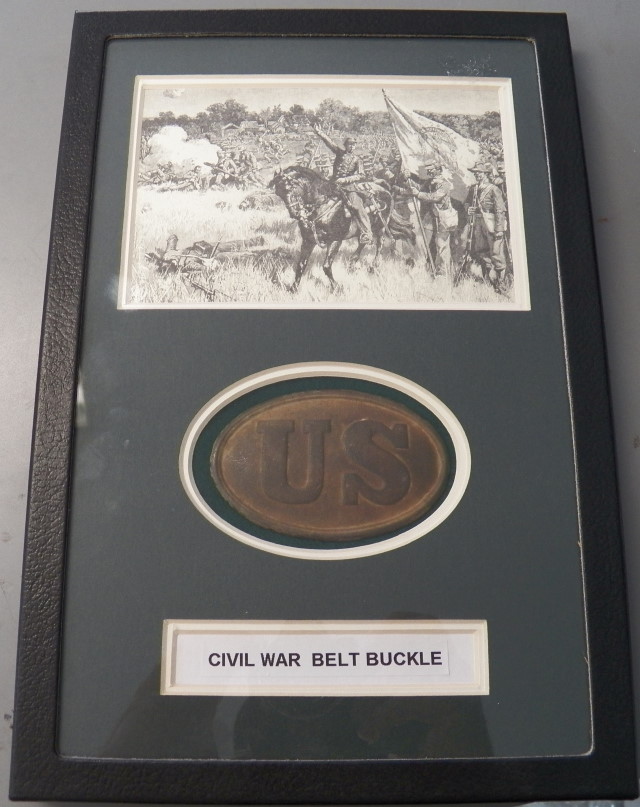 Civil War US Belt Buckle   Dug Manassas  